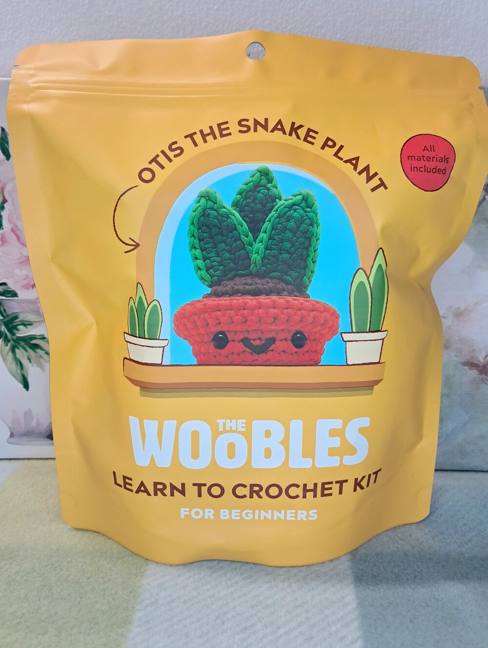The Woobles Otis The Snake Plant Learn To Crochet Kit For Beginners